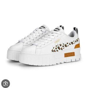 Puma Mayze Leopard Roar Wild Platform Sneakers